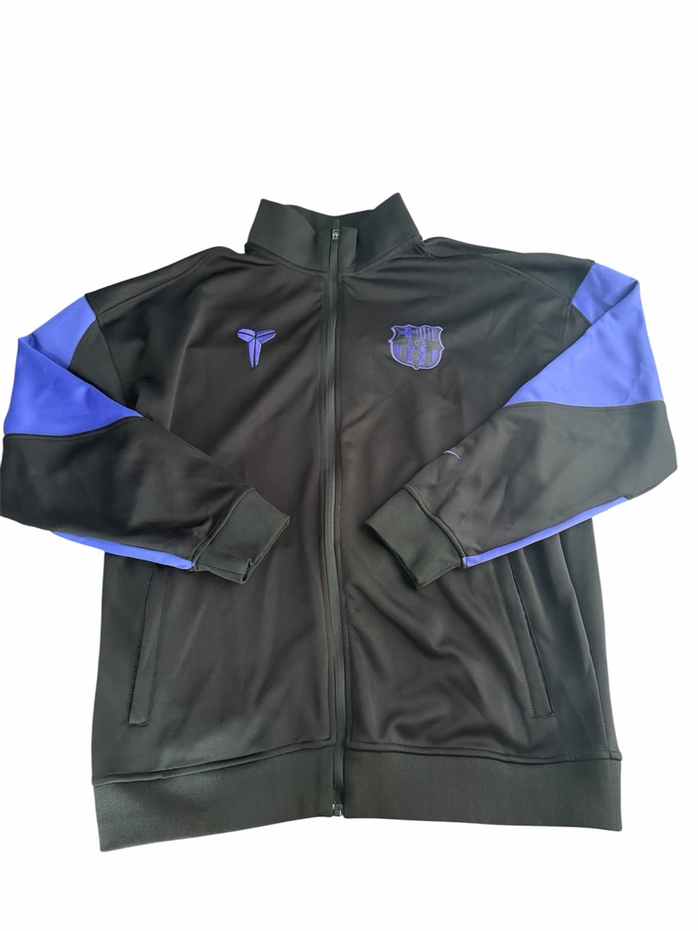 Nike Kobe Bryant FC Barcelona Black Mamba Track Jacket Purple Men's XXL
